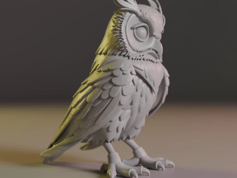 Majestic Horned 3D Print Model