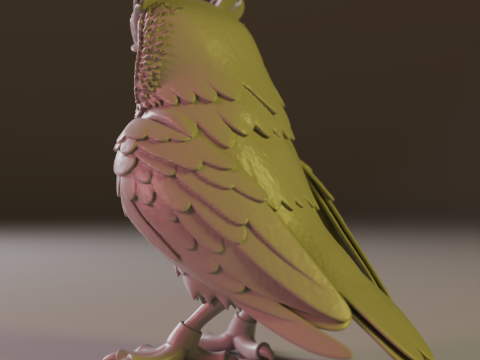 Majestic Horned 3D Принт Модель