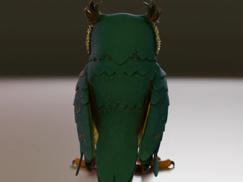 Majestic Horned 3D Print Model