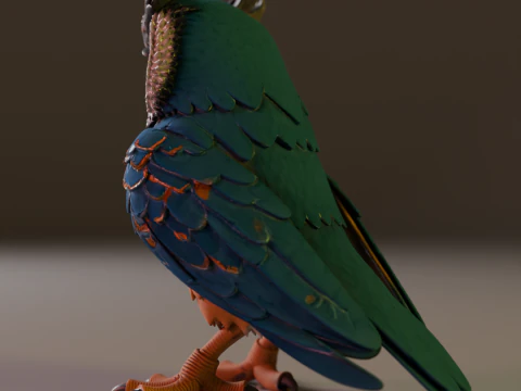 Majestic Horned 3D Print Model