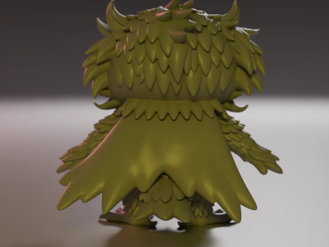 Stylized owl 3D Print Model