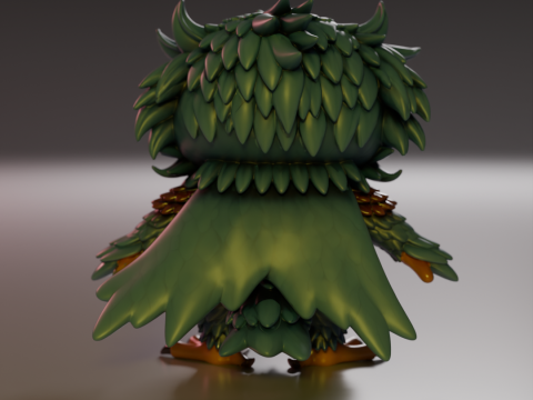Stylized owl Model Cetak 3D
