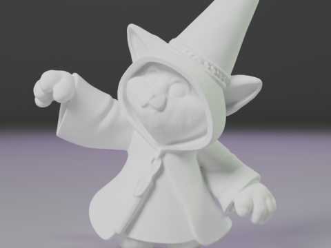 Magic cat 3Dプリントモデル