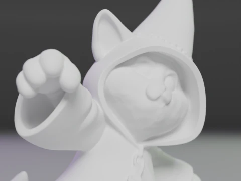 Magic cat 3D Print Model