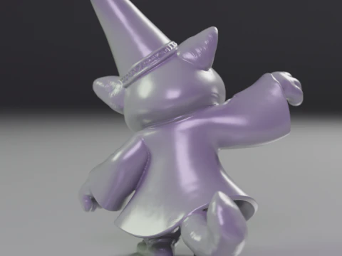 Magic cat 3D Print Model