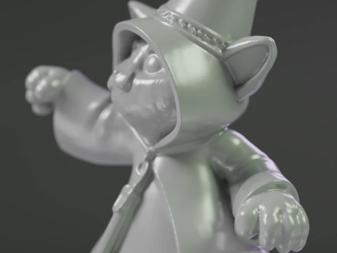 Magic cat 3D Print Model