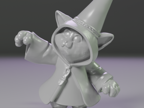 Magic cat Modelo de Impressão 3D