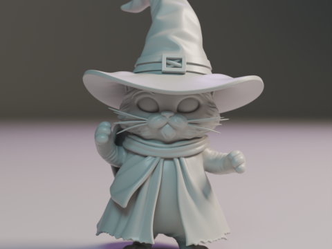 Magic cat 3Dプリントモデル