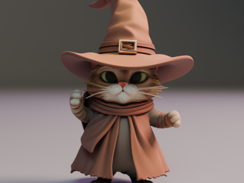 Magic cat 3D Baskı Modeli