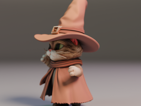 Magic cat 3D Baskı Modeli