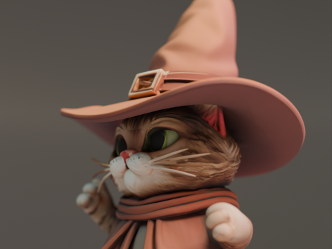 Magic cat 3D Baskı Modeli