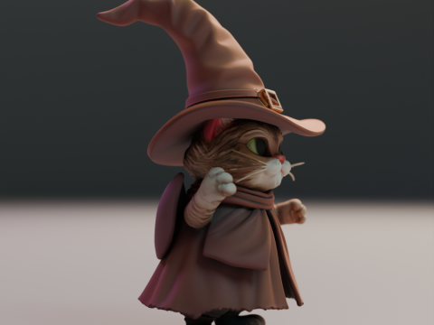 Magic cat 3D Baskı Modeli