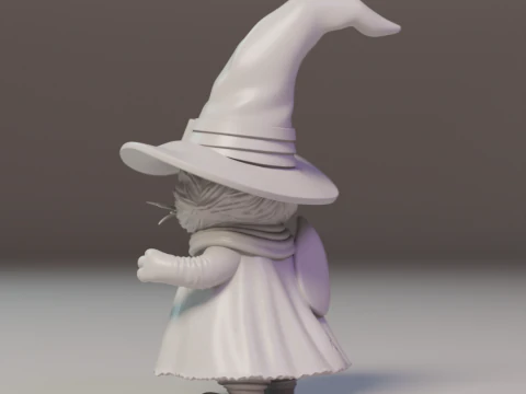 Magic cat 3D Print Model