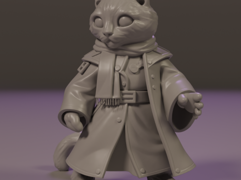 Magic cat 3Dプリントモデル