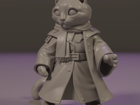 Magic cat 3D Print Model