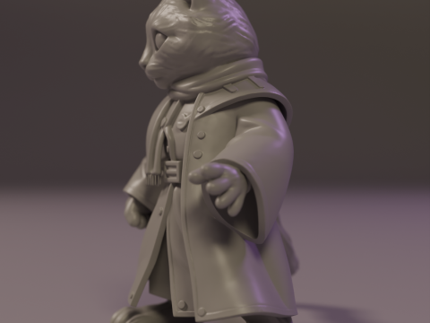 Magic cat 3D 打印模型