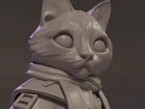 Magic cat 3D Print Model