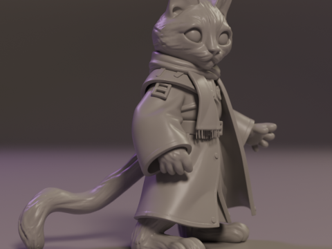 Magic cat 3D 打印模型