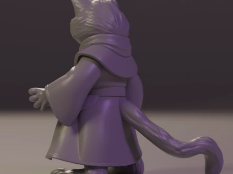 Magic cat 3D Print Model