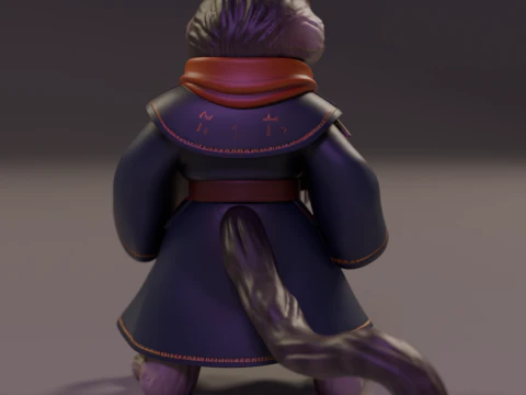 Magic cat 3D Print Model