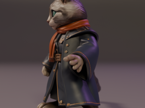 Magic cat 3D 打印模型