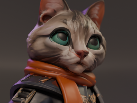Magic cat 3D 打印模型