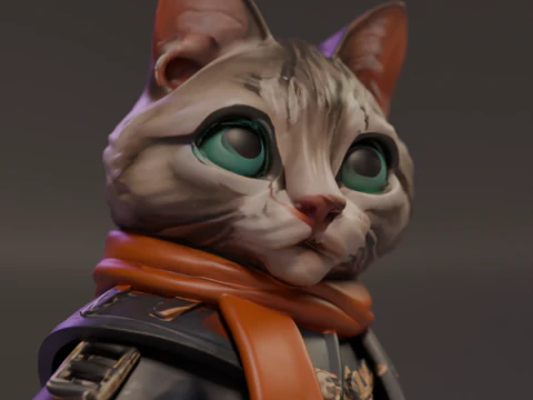 Magic cat 3D Print Model