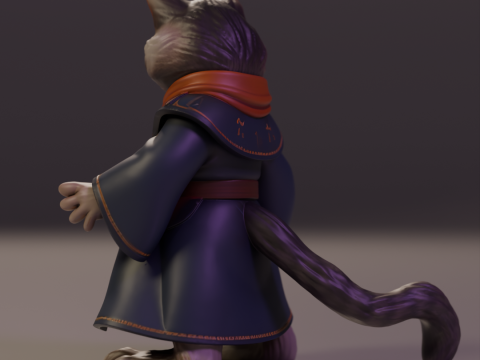 Magic cat 3D 打印模型