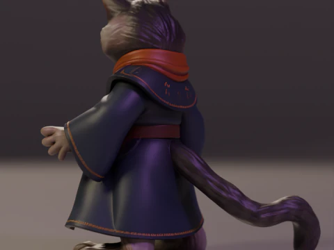Magic cat 3D Print Model