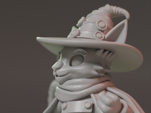 Magic cat 3D 打印模型