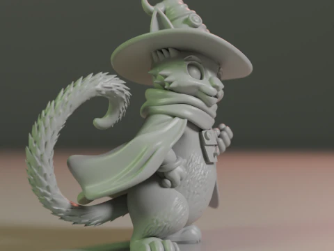 Magic cat 3D Print Model