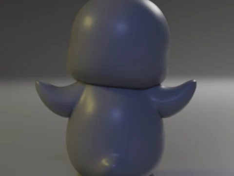 Penguin 3D Print Model