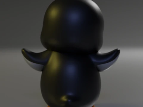 Penguin 3D Print Model