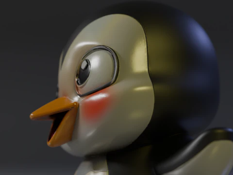 Penguin 3D Print Model