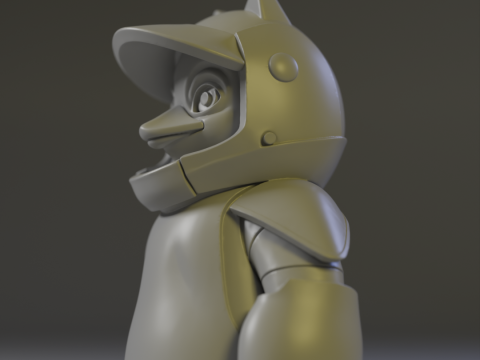 Iron penguin 3D 打印模型