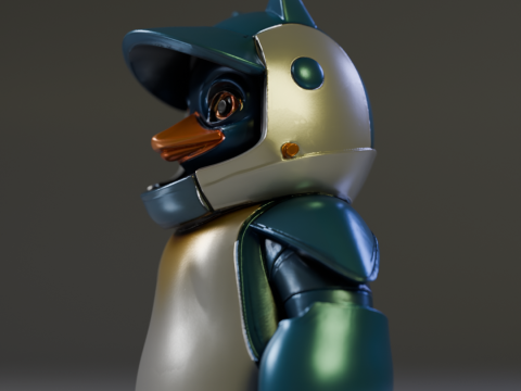 Iron penguin 3D 打印模型