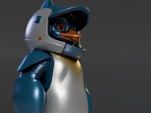 Iron penguin 3D 打印模型