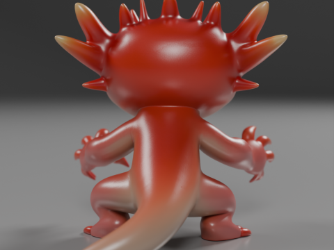 Cute salamander 3D Принт Модель
