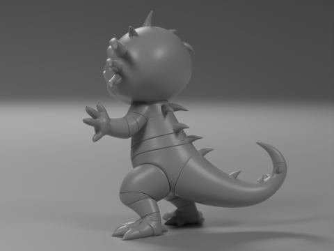 Cute salamander Model Cetak 3D