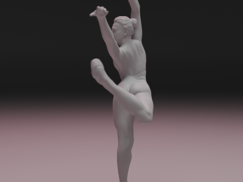 3D Ballet Dancer 3D प्रिंट मॉडल