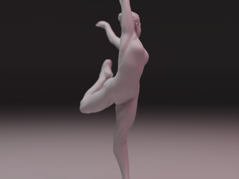 3D Ballet Dancer 3D प्रिंट मॉडल