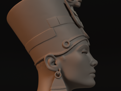 Cleopatra Bust 3D 打印模型