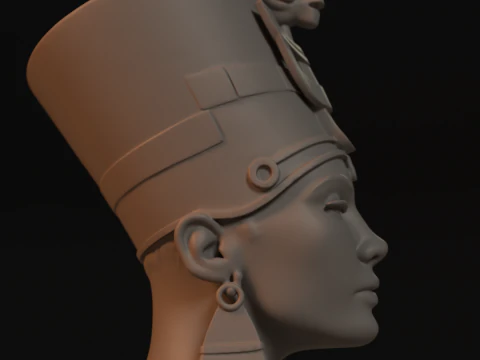 Cleopatra Bust 3D Print Model