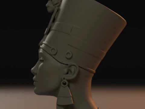 Cleopatra Bust 3D Print Model