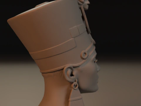 Cleopatra Bust 3D Print Model