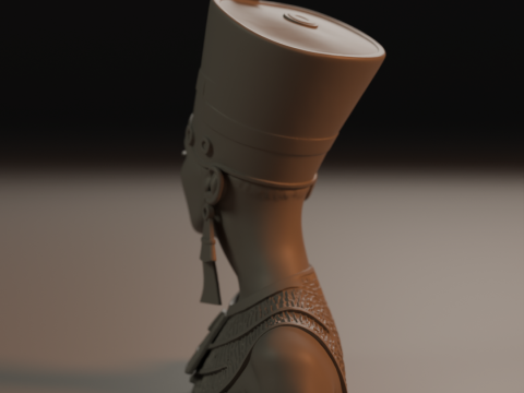 Cleopatra Bust 3D 打印模型