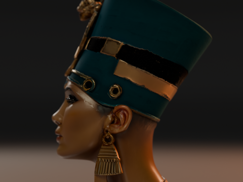Cleopatra Bust 3D 打印模型