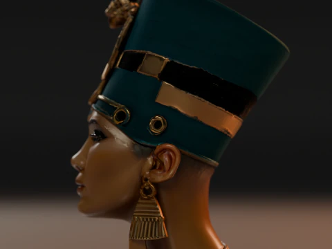Cleopatra Bust 3D Print Model