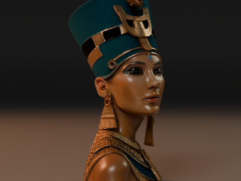 Cleopatra Bust 3D 打印模型