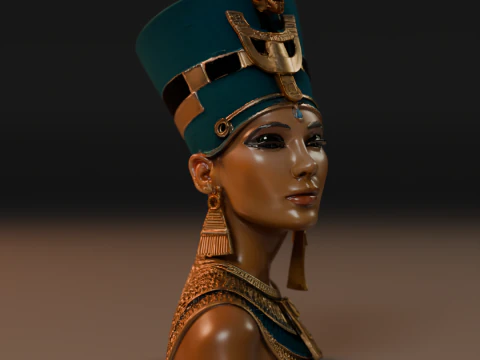 Cleopatra Bust 3D Print Model